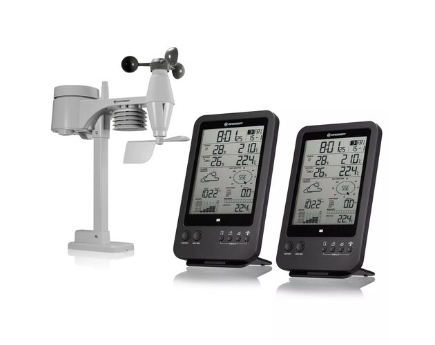 Meteorologická stanica BRESSER 5 v 1 s prídavnou základňovou stanicou