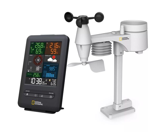 NATIONAL GEOGRAPHIC 256-farebná a RC meteorologická stanica 5 v 1