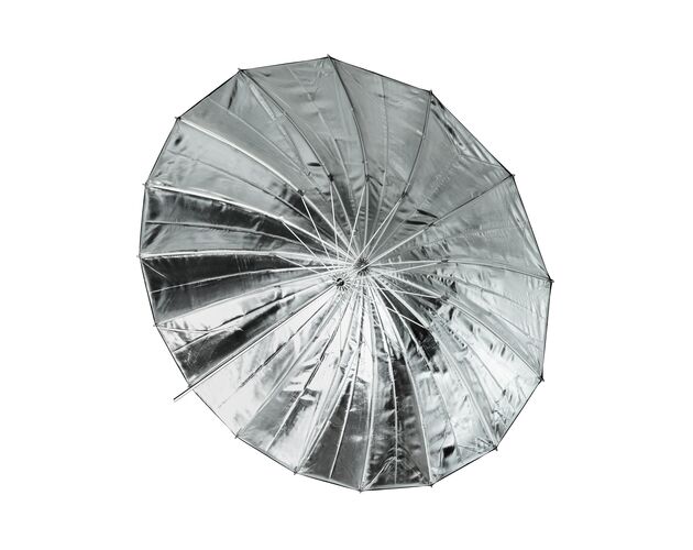 Reflexný dáždnik BRESSER SM-09 jumbo strieborný/čierny 162 cm