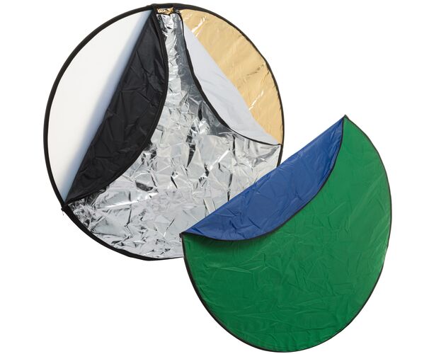 7-v-1 skladací difúzor a reflektor BRESSER BR-TR2 – Ø 110 cm