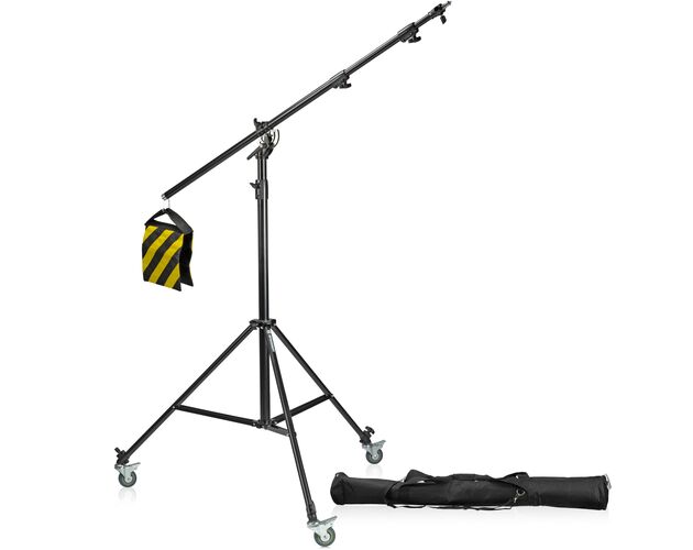 Lampenstativ BRESSER BR-LB300 s otočným ramenom a kolieskami