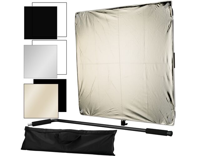 Reflektorovo-difúzny panel BRESSER BR-DP1000 6 v 1 100×100 cm