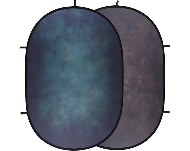 Skladacie pozadie BRESSER BR-FB612 150 × 200 cm – fialovo-modré