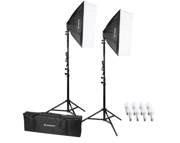 Denné LED svetlo BRESSER BR-2845 so softboxami