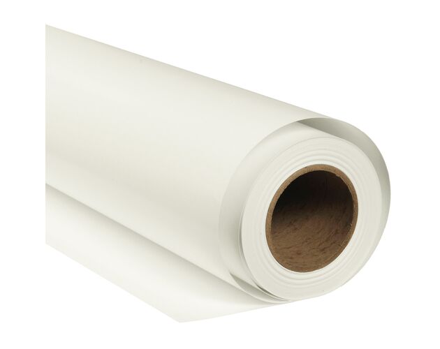 Papierové pozadie BRESSER SBP32 2,72 × 11 m – polar biele