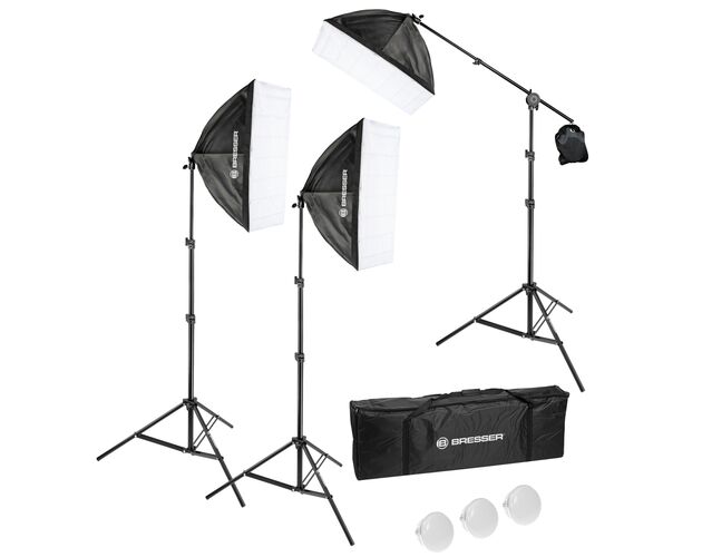 LED denný set BRESSER BR-230B so softboxmi