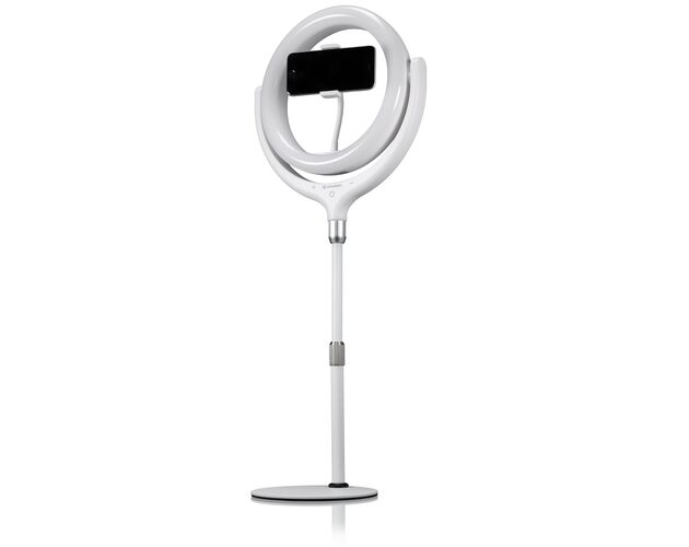 LED kruhové svetlo BRESSER BR-RL 10B so statívom a USB