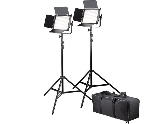 LED plošné svetlo BRESSER BR-600MB Dual Kit
