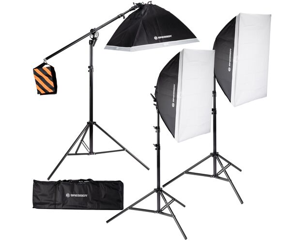 LED denný set BRESSER BR-235B so softboxmi
