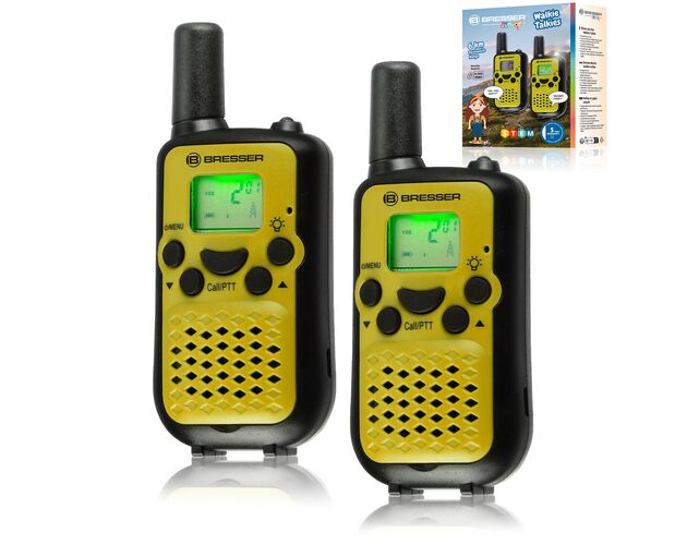 Detská vysielačka BRESSER JUNIOR – 2 ks, dosah do 6 km, handsfree