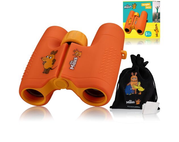 DieMaus Detský ďalekohľad Orange s puzdrom