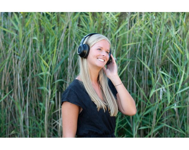 BRESSER Bluetooth slúchadlá cez uši čierne |, image-4