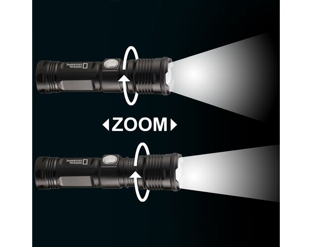 NATIONAL GEOGRAPHIC ILUMINOS 1000 LED Zoom Flashlight 1000 lm, image-6