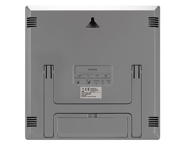 BRESSER ClimaTemp JC LCD Weather-Clock strieborný, image-3