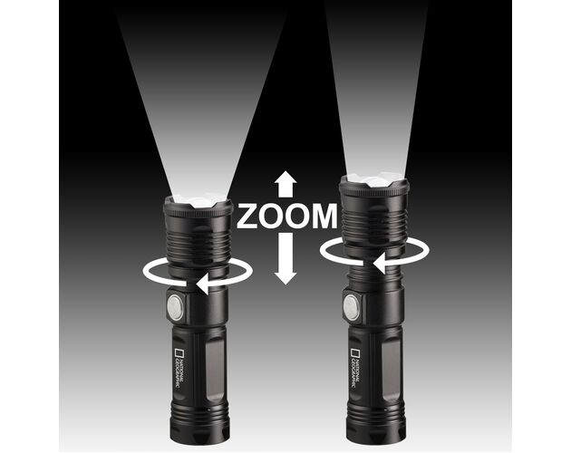 NATIONAL GEOGRAPHIC ILUMINOS 1000 LED Zoom Flashlight 1000 lm, image-5