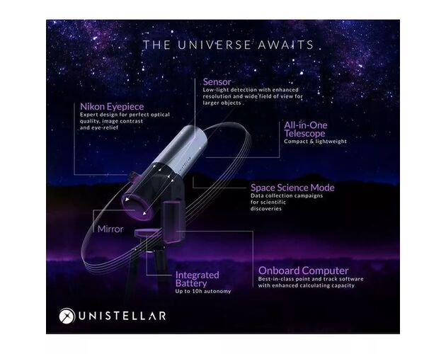 Unistellar eVscope 2 Smart teleskop + batoh, image-8