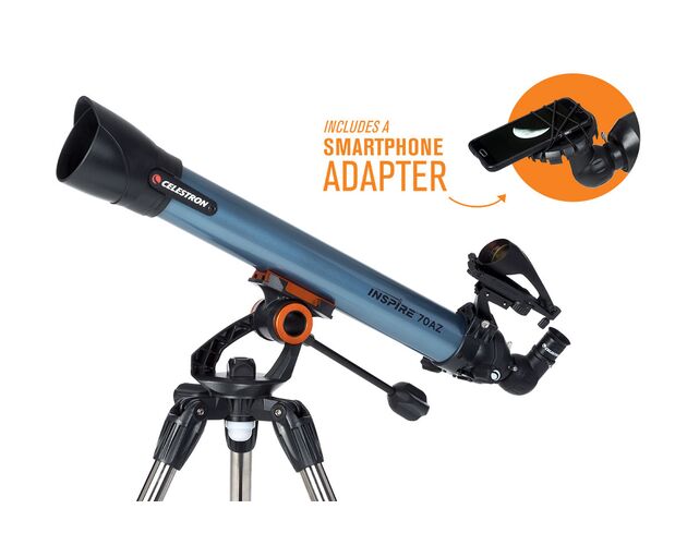 Celestron Inspire 70mm AZ - achromatický refraktor