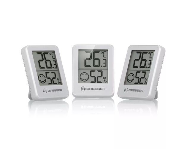 BRESSER ClimaTrend Hygro Indikator 3er-Set Thermo-Hygrometer