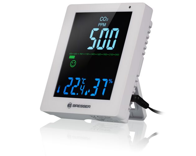 Monitor kvality vzduchu BRESSER Smile s CO₂ semaforom