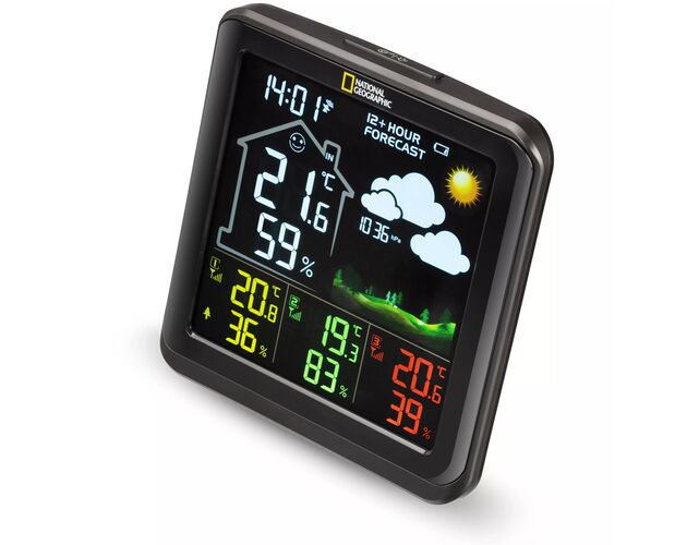 NATIONAL GEOGRAPHIC VA Farebná meteorologická stanica s LCD displejom vrátane 3 senzorov, image-7