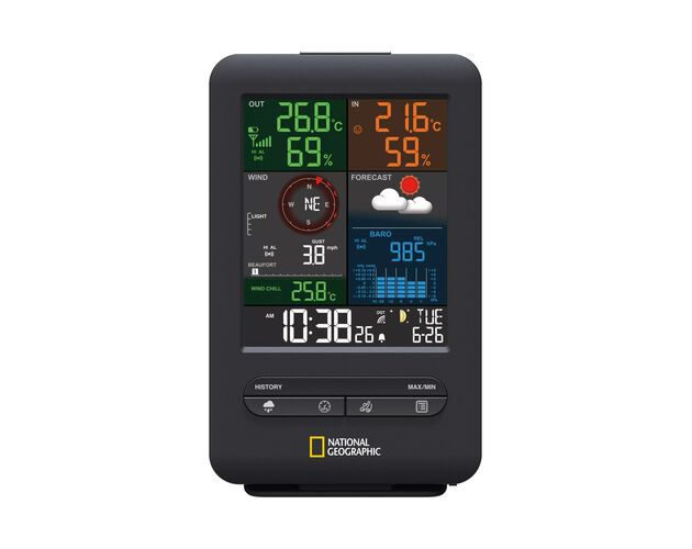 NATIONAL GEOGRAPHIC 256-farebná a RC meteorologická stanica 5 v 1, image-2