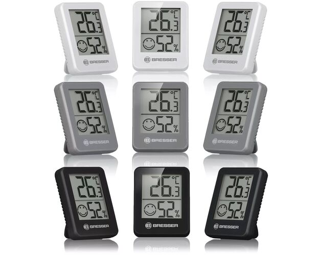 BRESSER ClimaTrend Hygro Indikator 3er-Set Thermo-Hygrometer, image-22