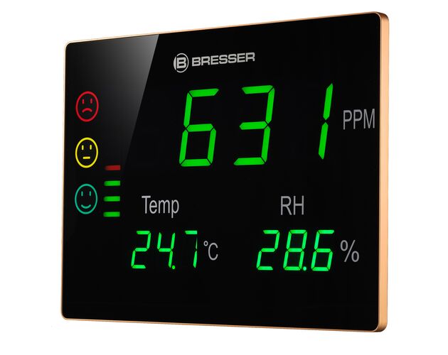 CO₂ merač BRESSER Smile XXL s LED displejom a semaforom