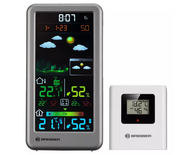 RC meteostanica Bresser Neomeo V – antracit, image-4