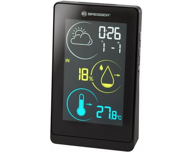 Farebná meteostanica BRESSER ClimaTrend Life H so zmenou farby, image-2