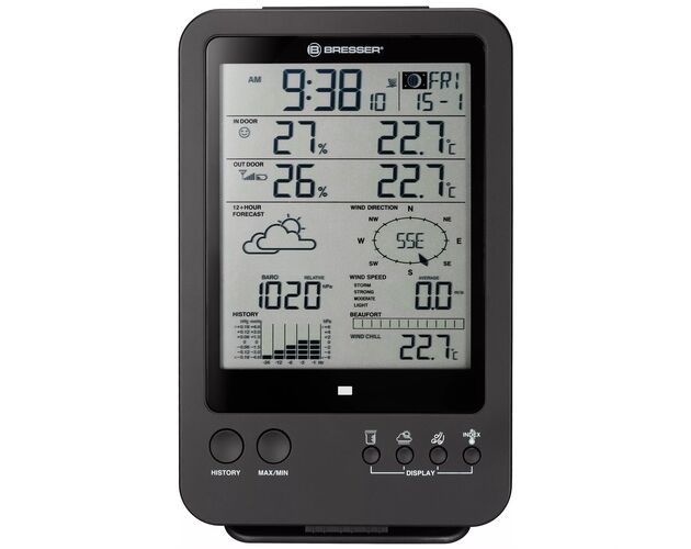 Meteorologická stanica BRESSER 5 v 1 s prídavnou základňovou stanicou, image-4