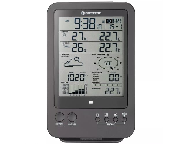 BRESSER Prídavná / náhradná základňová stanica pre meteostanicu 7002513, image-3