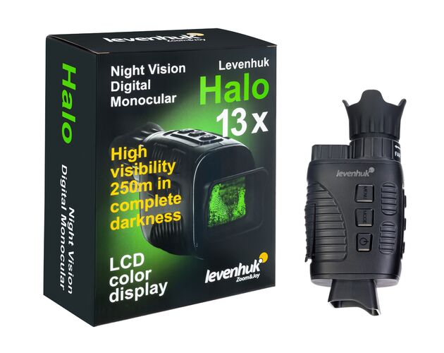 Digitálny monokulár s nočným videním Levenhuk Halo 13X, image-2