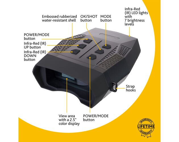 Levenhuk Halo 13X PLUS Digital Night Vision Binoculars, image-14