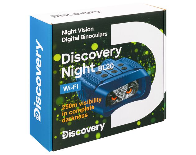 Digitálny ďalekohľad Levenhuk Discovery Night BL20 so statívom pre nočné videnie, image-13