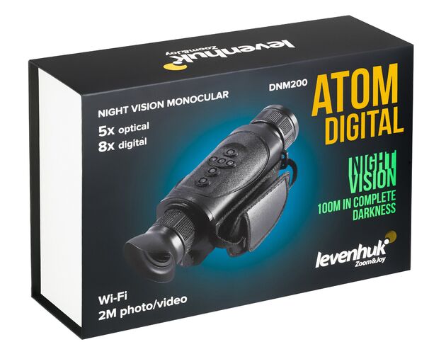 Monokulárny ďalekohľad Levenhuk Atom Digital DNM200 s nočným videním, image-13