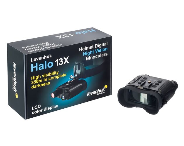 Digitálny ďalekohľad Levenhuk Halo 13X na prilbu s nočným videním, image-2