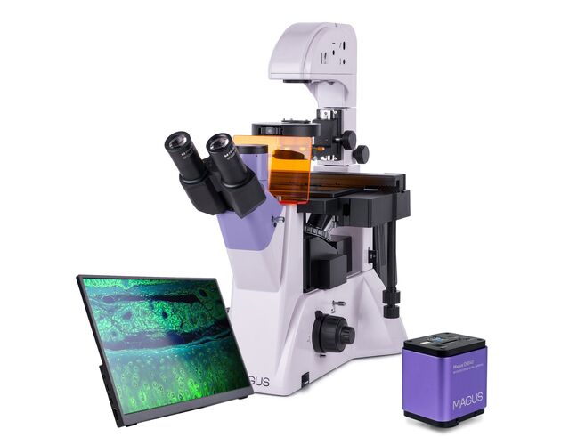 MAGUS Lum VD500 LCD Fluorescenčný digitálny invertovaný mikroskop