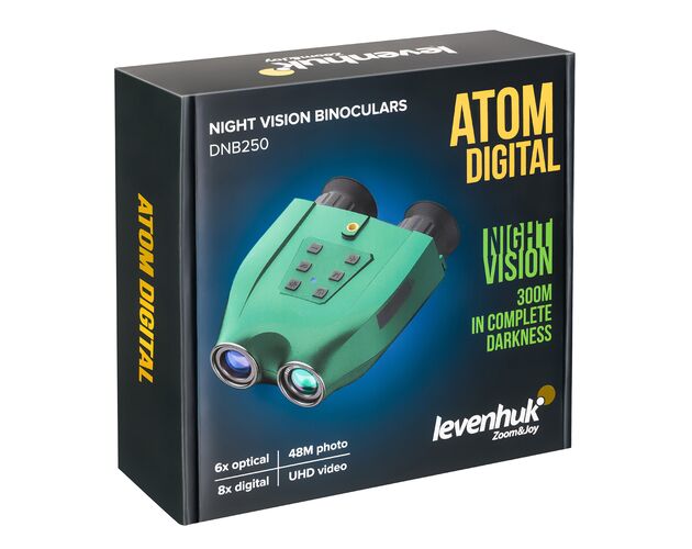 Binokulárny ďalekohľad s nočným videním Levenhuk Atom Digital DNB250, image-12