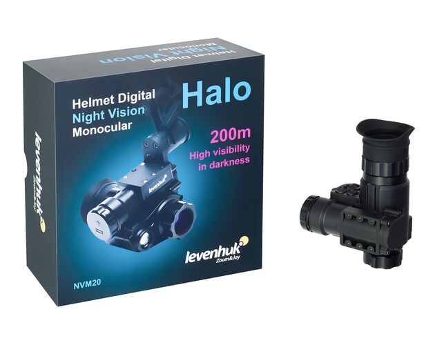 Digitálny monokulár s nočným videním Levenhuk Halo NVM20 Helmet, image-2