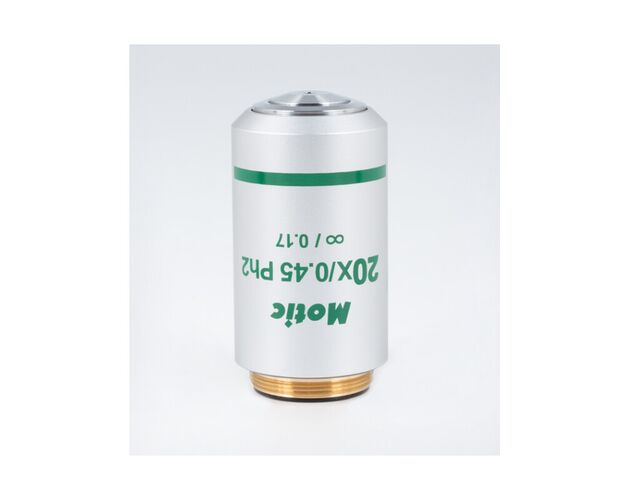 Motic Objektiv 20X / 0.45,wd 0.8mm, CCIS, UC plan, pos.phase Ph2, infinity
