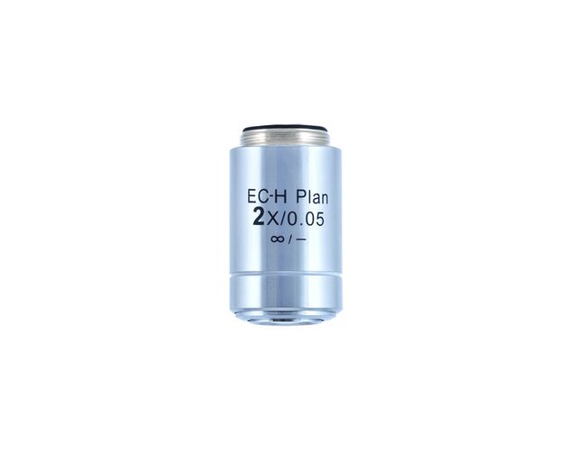 Motic Objektiv CCIS plan achromat. EC-H PL 2x/0.05 (AA=7.2mm)