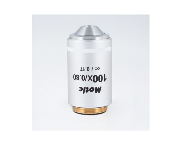 Motic Objektiv CCIS plan achromat UC PL 100x/0.8, S-Dry (wd=1.7mm)
