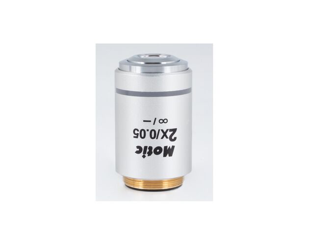 Motic Objektiv CCIS plan achromat. UC PL 2x/0.05 (AA=7.2mm)