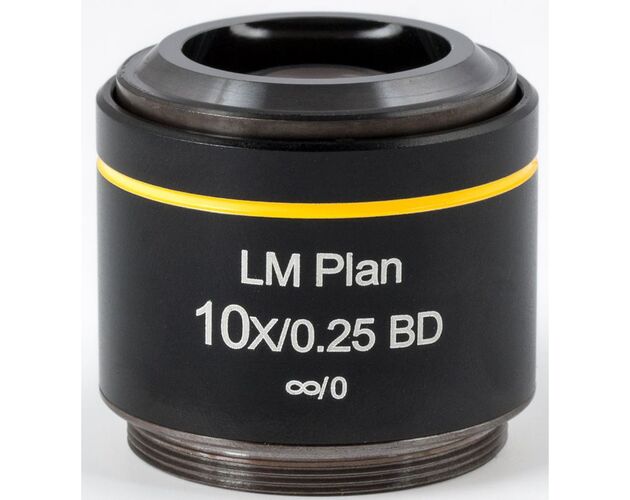 Motic Objektiv LM BD PL, CCIS, LM, plan, achro, BD 10x/0.25, w.d.16.3mm (AE2000 MET)