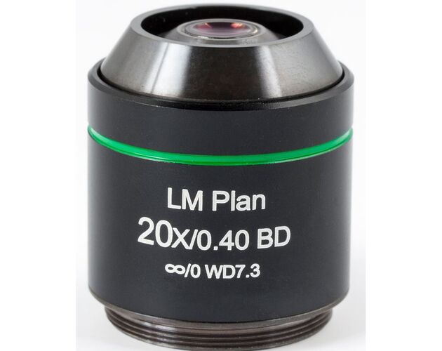 Motic Objektiv LM BD PL, CCIS, LM, plan, achro, BD 20x/0.4 w.d.7.3mm (AE2000 MET)