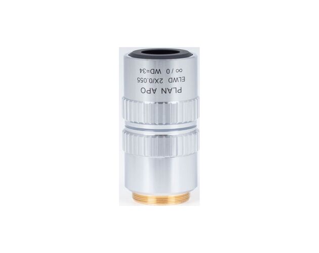 Motic Objektiv Plan apochromat. objective ELWD 2X/0.055 (wd:34mm)