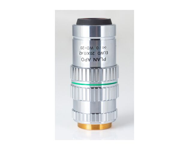 Motic Objektiv Plan apochromat. objective PA ELWD 20X/0.420 (wd 20mm) Parfokalitätskorrektur