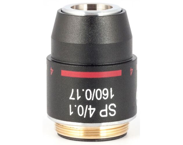 Motic Objektiv SP semiplan achro, 4X/0.10 w.d.=17mm (RedLine200)