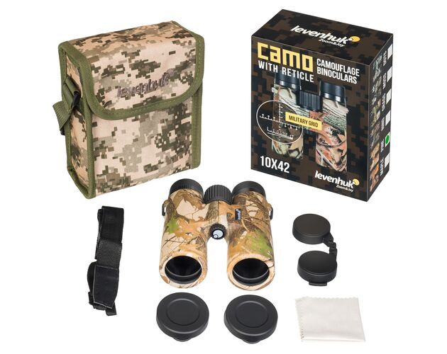 Ďalekohľad Levenhuk Camo Pine 10x42 so zameriavačom, Farba: Pine, image-5