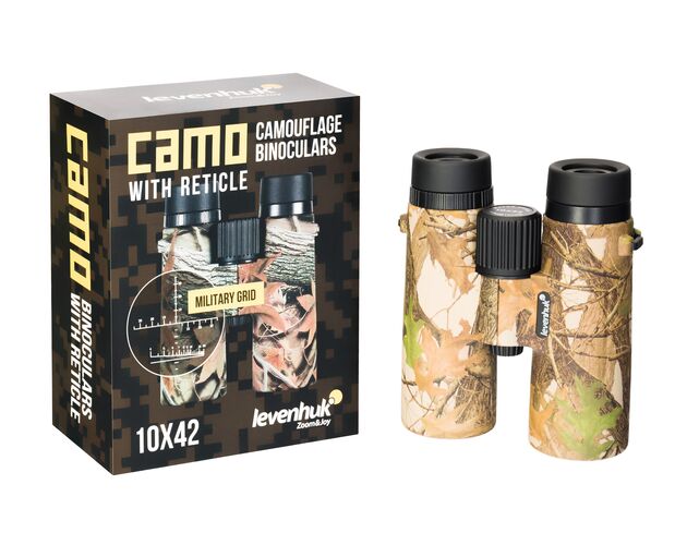 Ďalekohľad Levenhuk Camo Pine 10x42 so zameriavačom, Farba: Pine, image-6